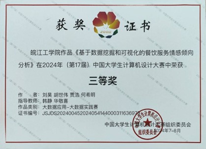 我校学子在2024年中国大学生计算机设计大赛中喜获佳绩