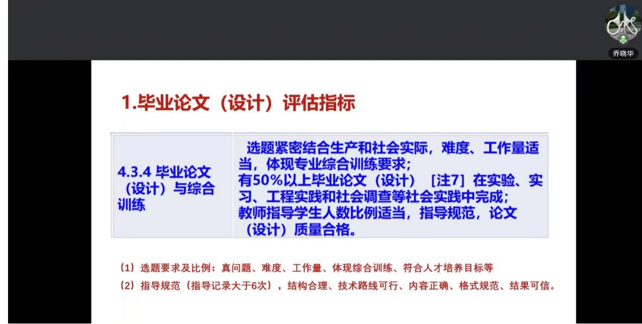 电信工程学院召开毕业设计指导老师专题会